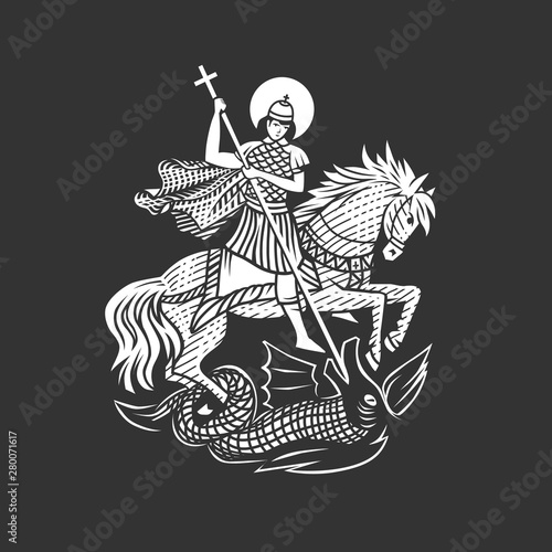 Saint George. Vector illustration. 