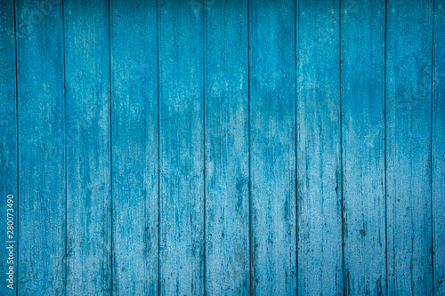 old blue wood texture background
