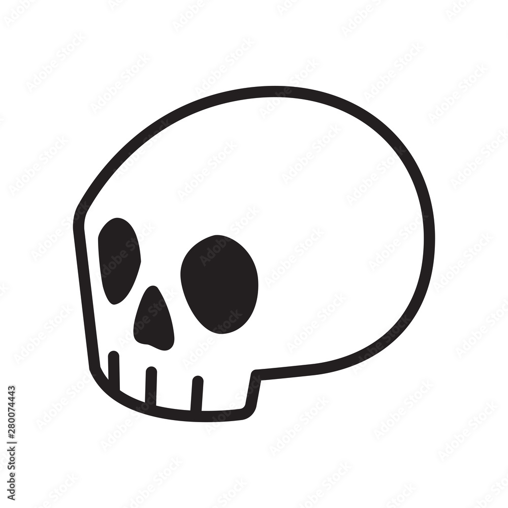 skull vector icon Halloween logo bone ghost character cartoon doodle illustration design skull vector icon Halloween logo bone ghost character cartoon doodle illustration design