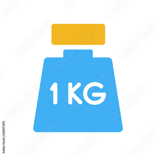 one weight icon from measurement collection