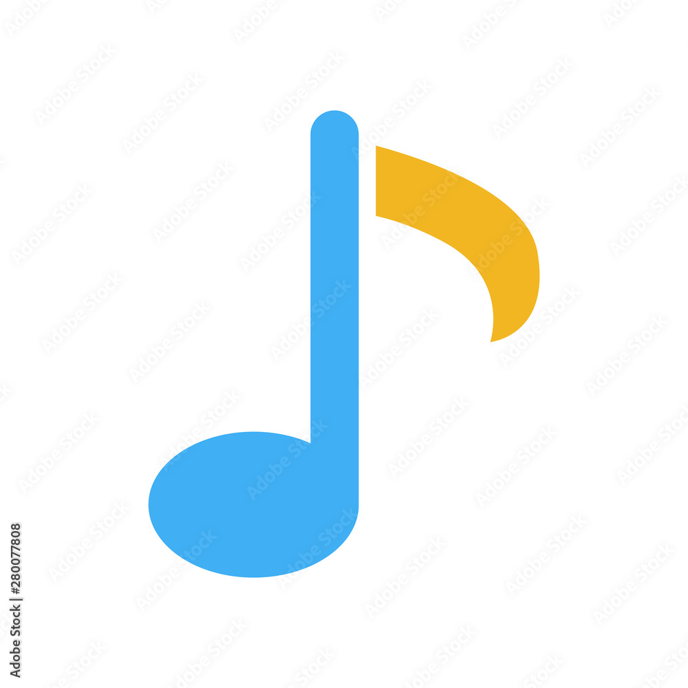 sixteenth note icon from music and media collection sixteenth note icon from music and media collection