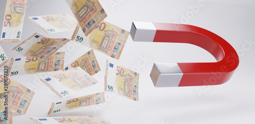money magnet fifty euro bil...