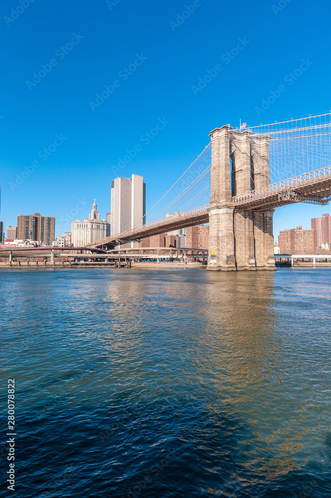 Manhattan Shore in New York, United States. Manhattan Shore in New York, United States.
