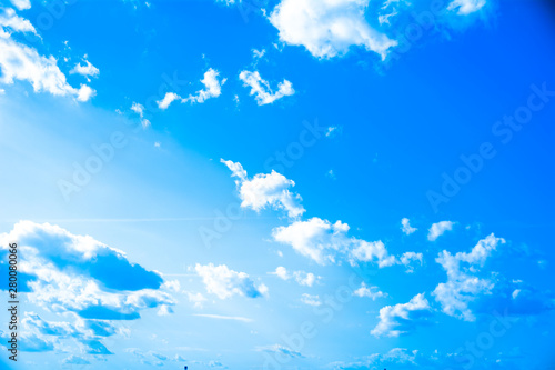 background texture blue sky cumulus