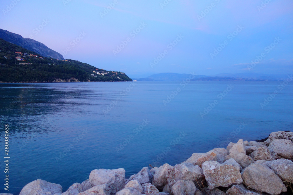 Beach in Ipsos Greece
