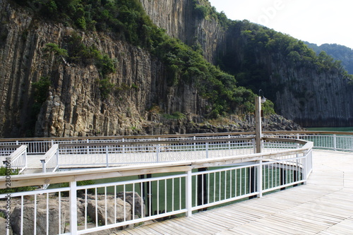 railing on the sea