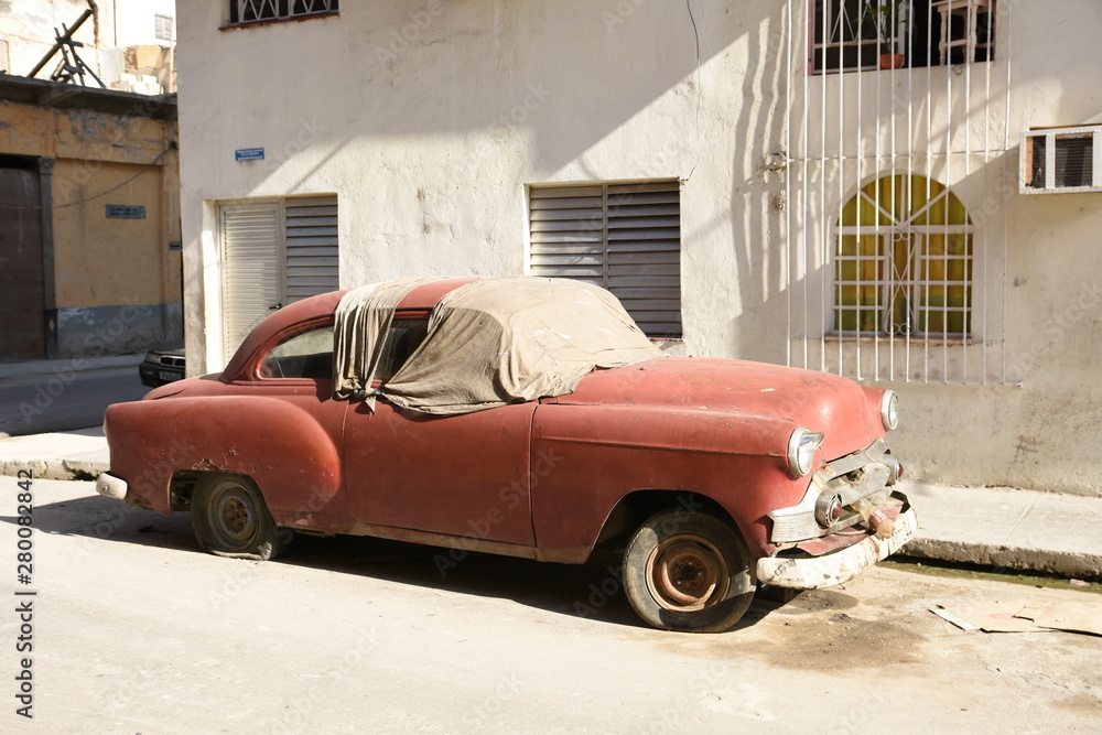 Autowrack in Havanna