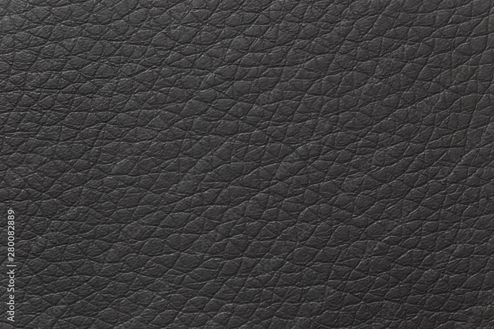 Detail of black leather texture. Detail of black leather texture.