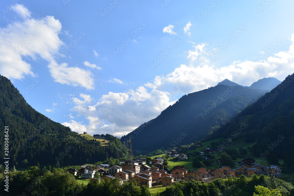 Das Montafon in St. Gallenkirch-Vorarlberg (Österreich)