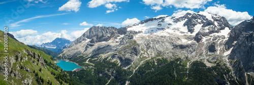 Alpine Dolomites landscape, Italy.
