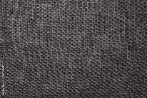 Fabric closeup. Gray linen texture