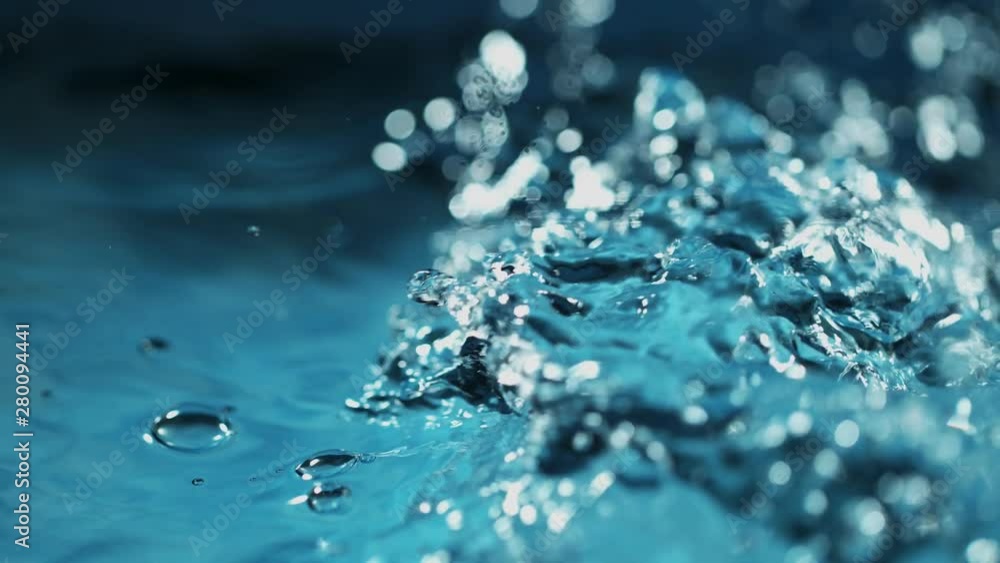 Super slow motion of bubbling water in detail. Filmed on very high speed camera, 1000 fps. Super slow motion of bubbling water in detail. Filmed on very high speed camera, 1000 fps.