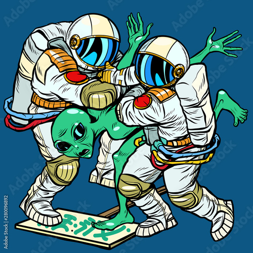 Storm Area 51. Astronauts arrested an alien
