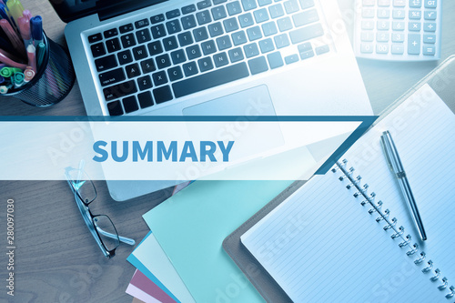 Fotografie Notebook and Laptop with graph and charts