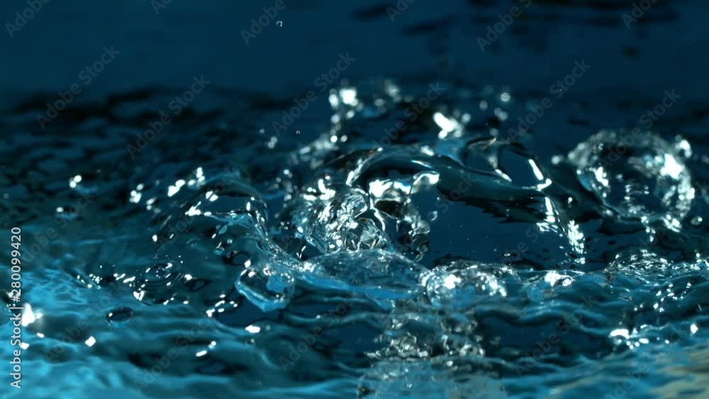 Super slow motion of bubbling water in detail. Filmed on very high speed camera, 1000 fps. Super slow motion of bubbling water in detail. Filmed on very high speed camera, 1000 fps.