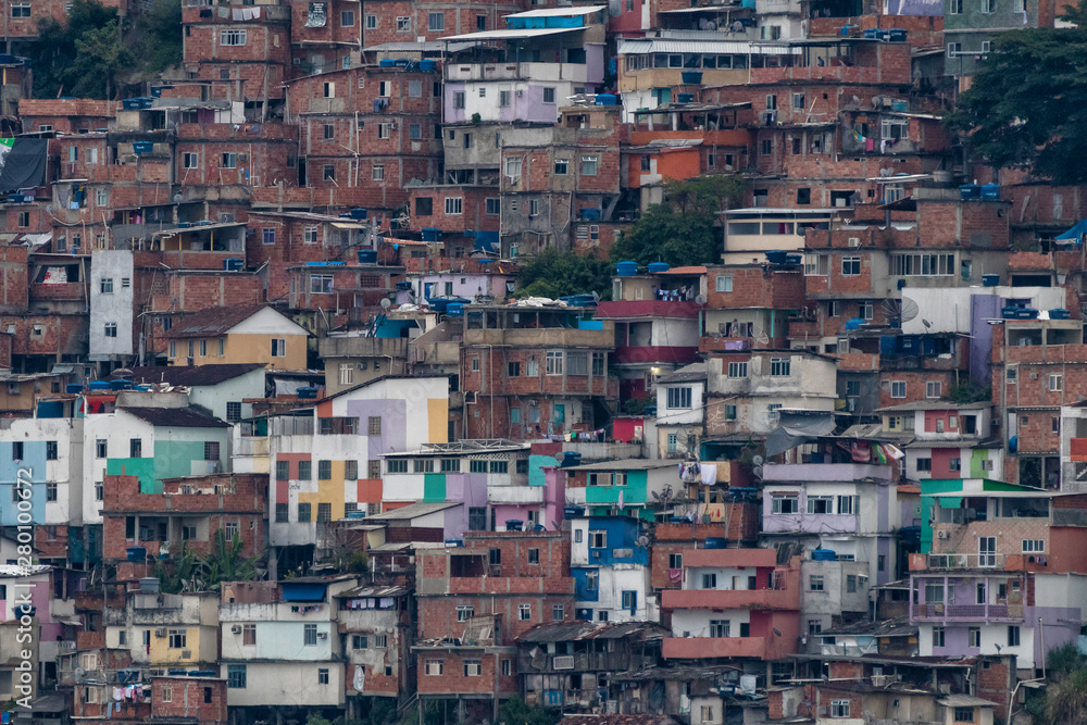 Fototapeta premium Dona Marta Favela Botafogo Rio de Janeiro