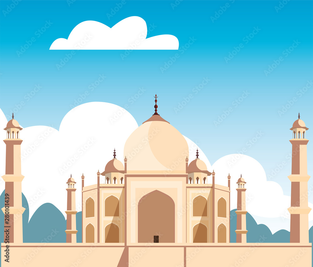india independence day flat design