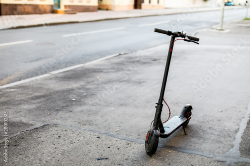 Eco friendly transport electro scooter city transport ride