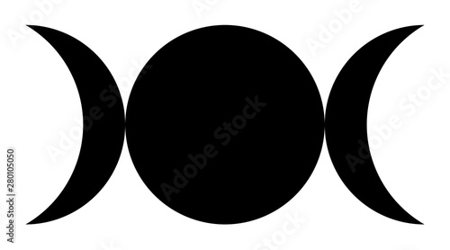 Triple goddess symbol 