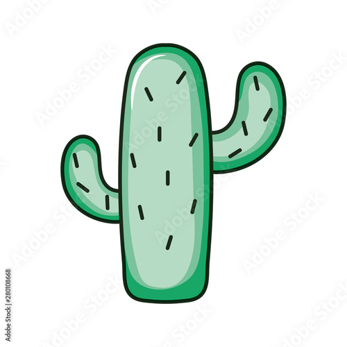 cactu plant exotic isolated icon