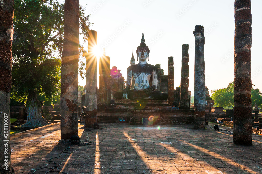 Sukhothai historical park, Sukhothai, Thailand.