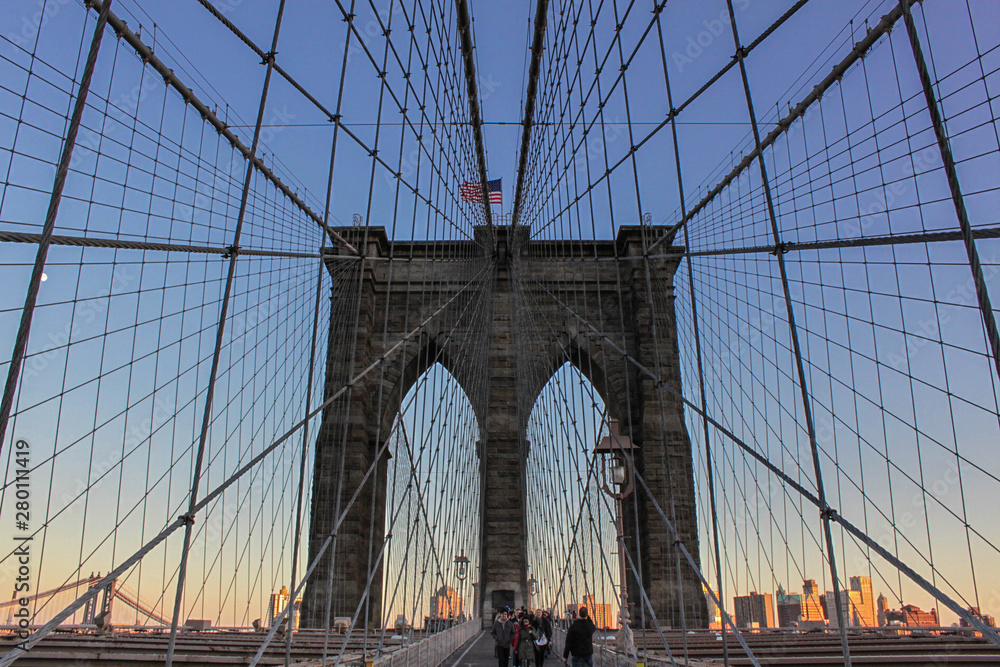 Fototapeta premium brooklyn bridge w nowym jorku