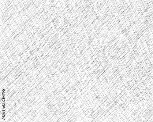 Hand drawn cross-hatching with a pencil. Oblique grey fine lines, scribble, Doodle, daub. Vector design element with the ability to overlay. Isolated background.