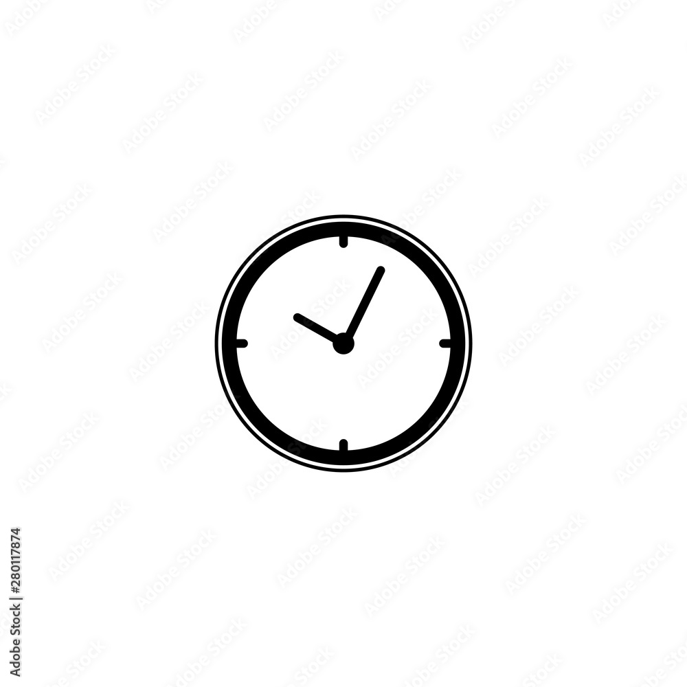 Clock icon logo vector template Clock icon logo vector template