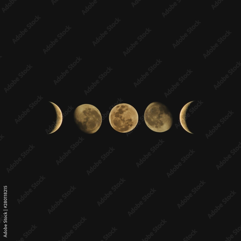 Obraz premium moon phases