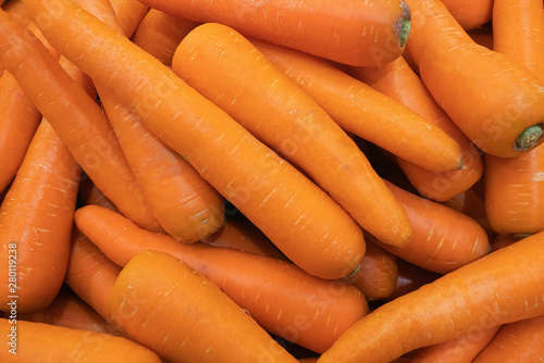 Organic carrot. Food background.