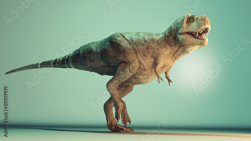 T rex in the studio