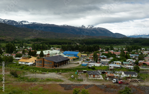 Vista del poblado de Cochrane en la patagonia chilena © Manuel Soler