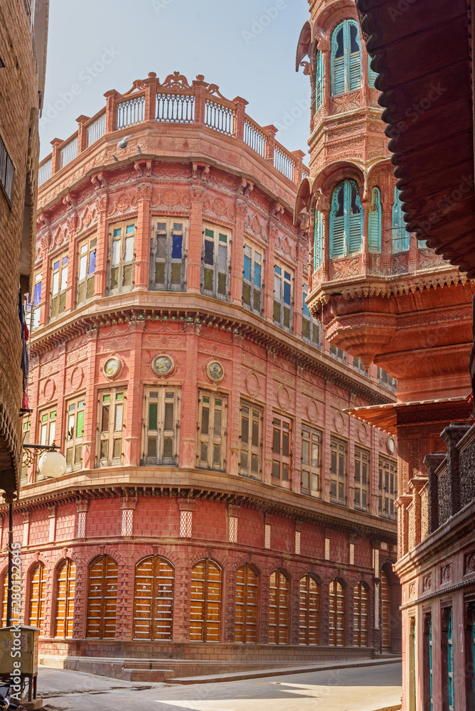 Fototapeta premium Rampuria Havelies In Bikaner. India