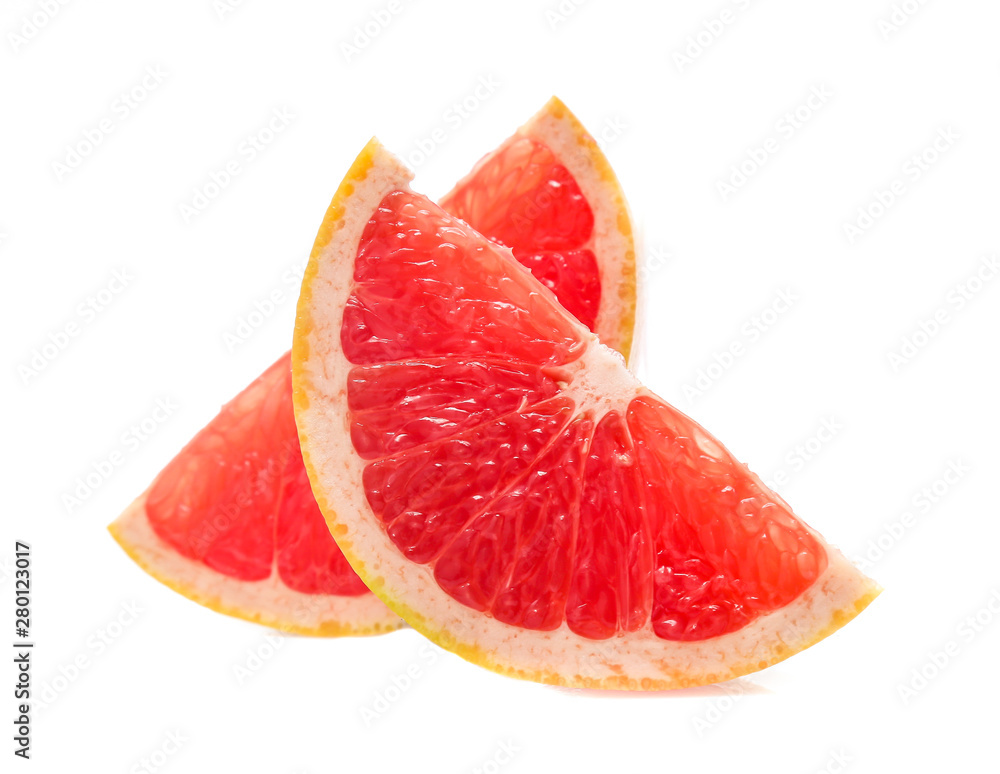 grapefruit isolated on white grapefruit isolated on white