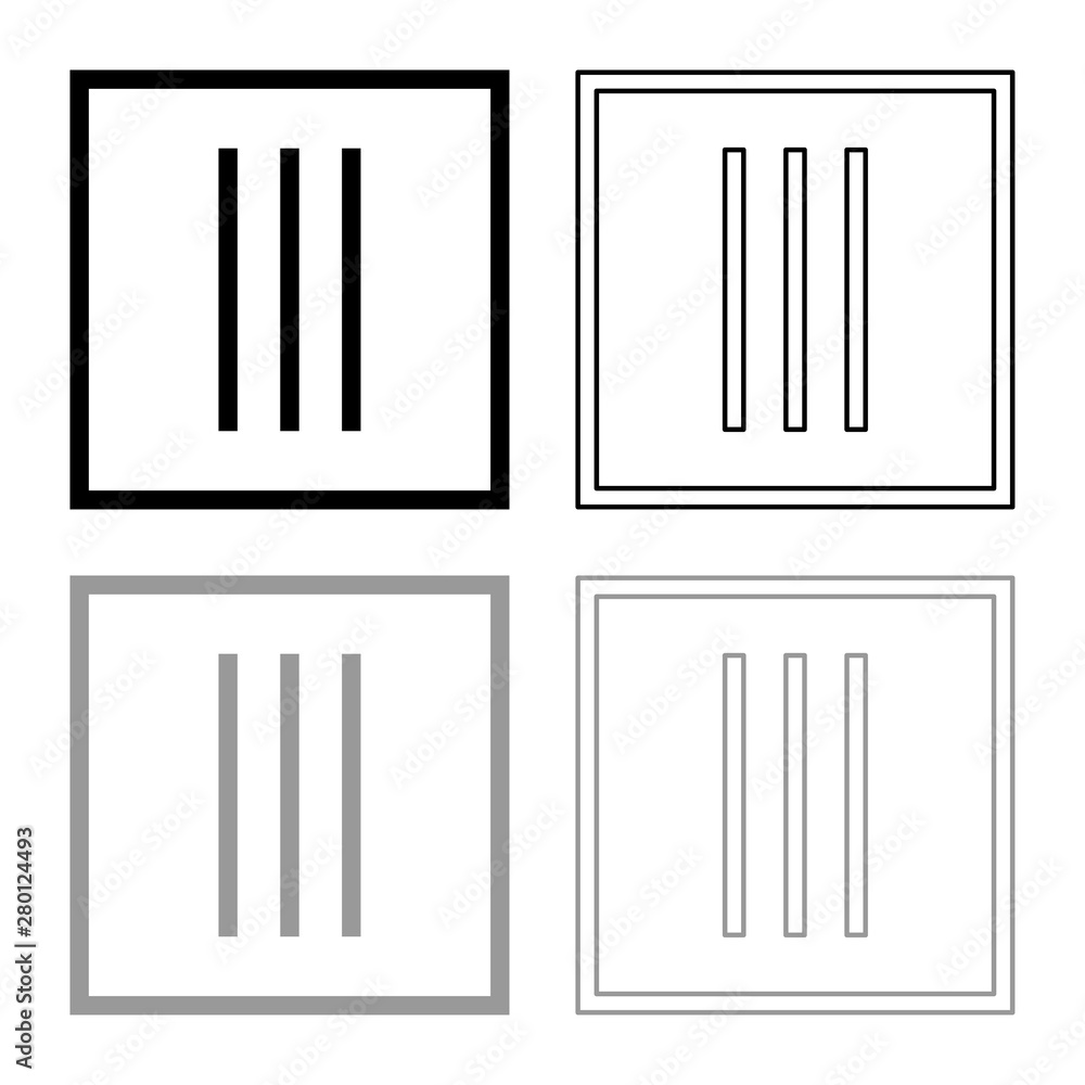 Drying without spin Clothes care symbols Washing concept Laundry sign icon outline set black grey color vector illustration flat style image Drying without spin Clothes care symbols Washing concept Laundry sign icon outline set black grey color vector illustration flat style image