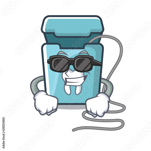 Super cool dental floss in the cartoon shape