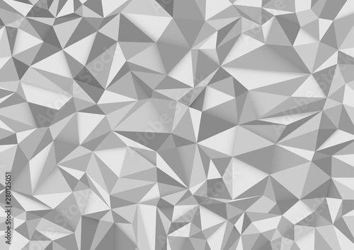 Polygon geometric triangle white gray abstract background, Business Design Templates, Vector. Illustration.