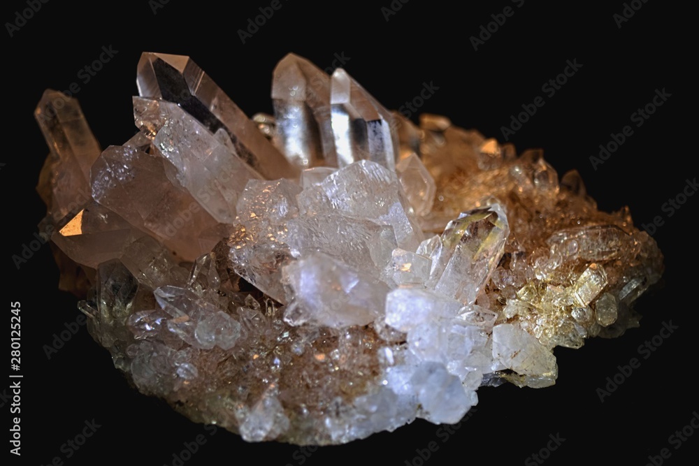 Natural White quartz crystal specimen  