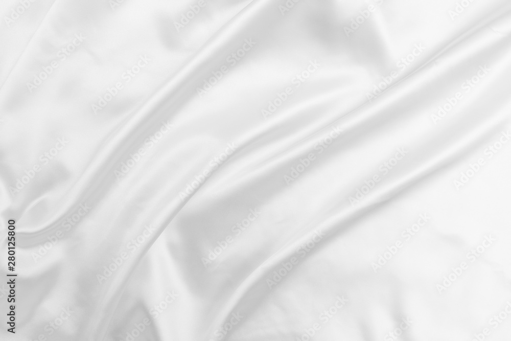 Obraz premium White satin fabric texture background
