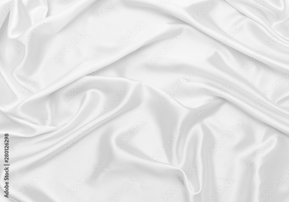 Obraz premium White satin fabric texture background