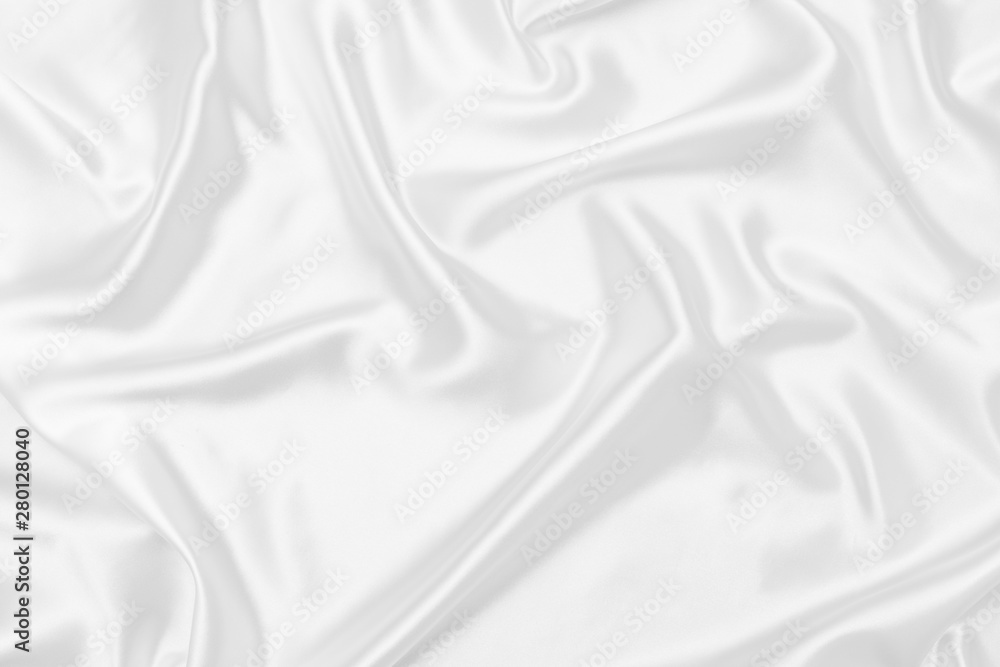 White satin fabric texture background