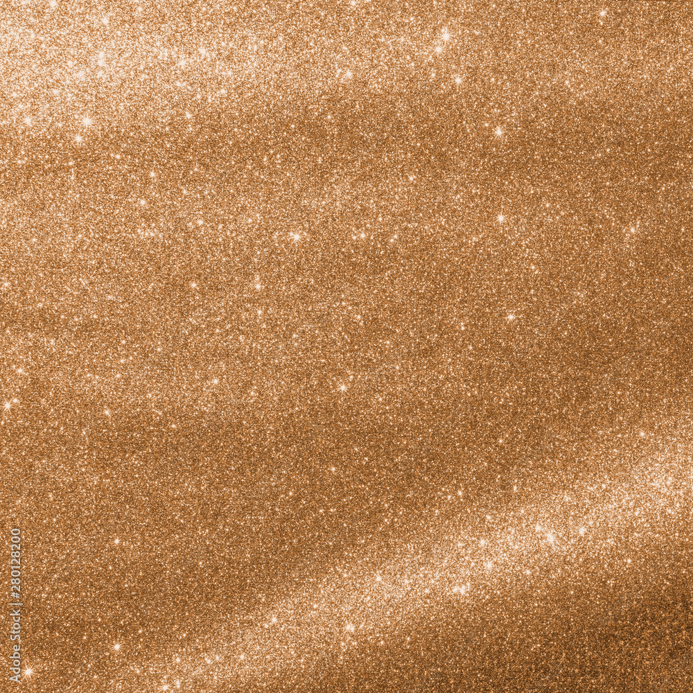 Copper gold glitter texture sparkling shiny wrapping paper background for  Christmas holiday seasonal wallpaper decoration, greeting and wedding  invitation card design element Stock Photo | Adobe Stock
