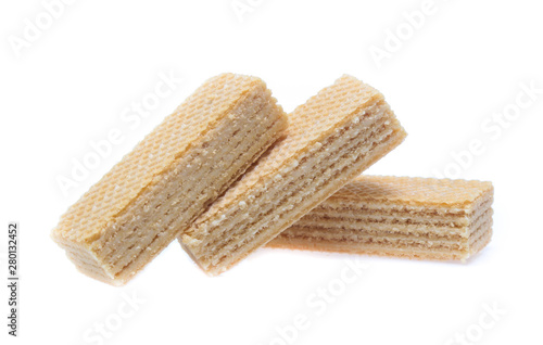 Wafers stick isolated on white background