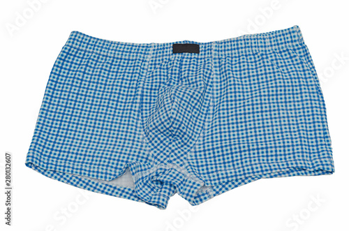 new men's underwear on a white background isolated