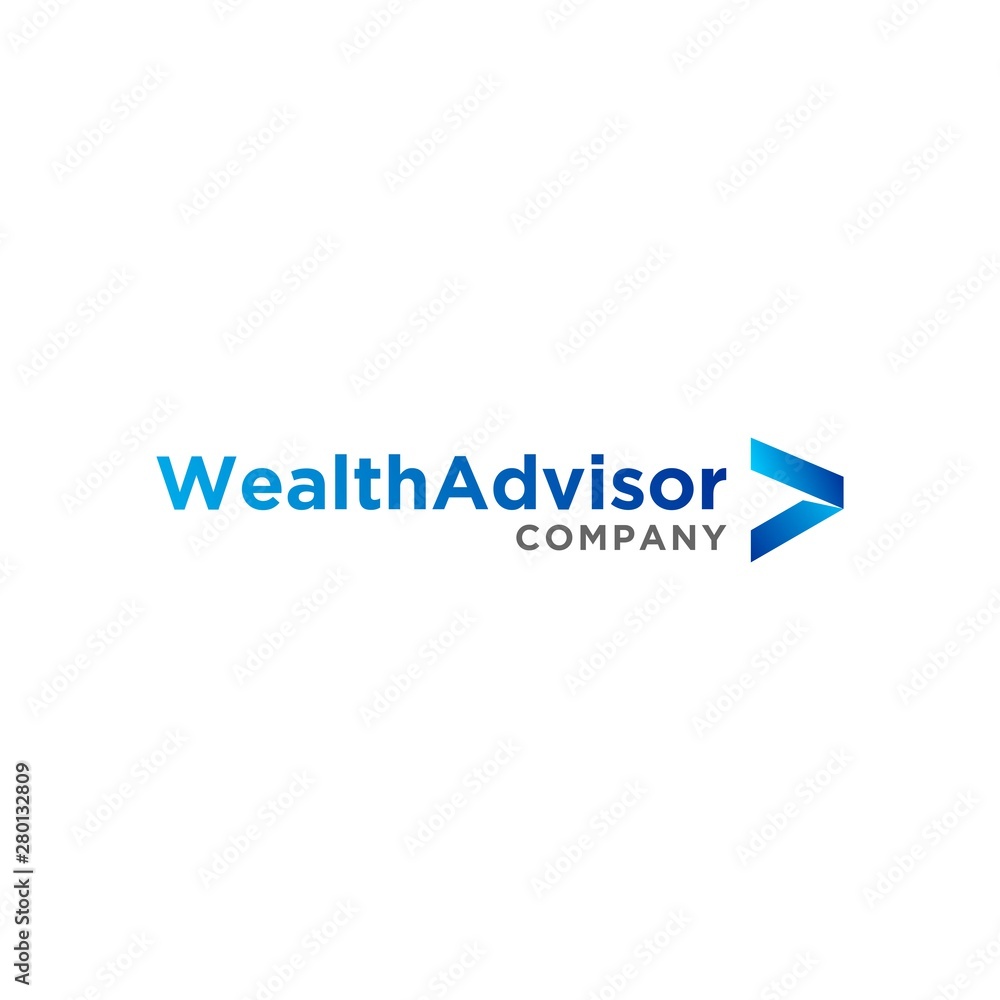 Wealth Advisory Arrow Logo Template Wealth Advisory Arrow Logo Template