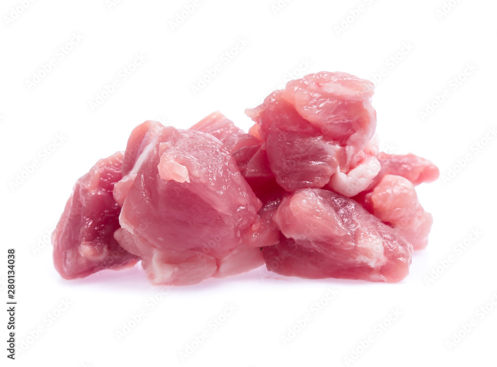 Fresh raw beef steak isolated on white background Fresh raw beef steak isolated on white background