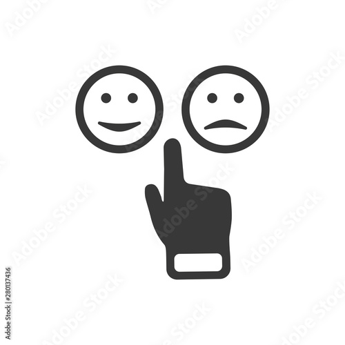 Online emoticon feedback icon
