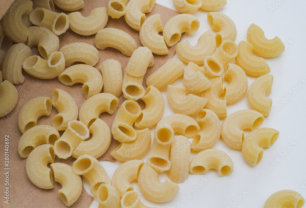uncooked italian yellow macaroni uncooked italian yellow macaroni