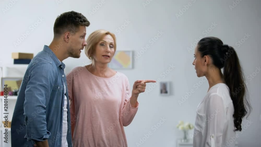Mother getting on son side in conflict with wife, interference in relationship Mother getting on son side in conflict with wife, interference in relationship