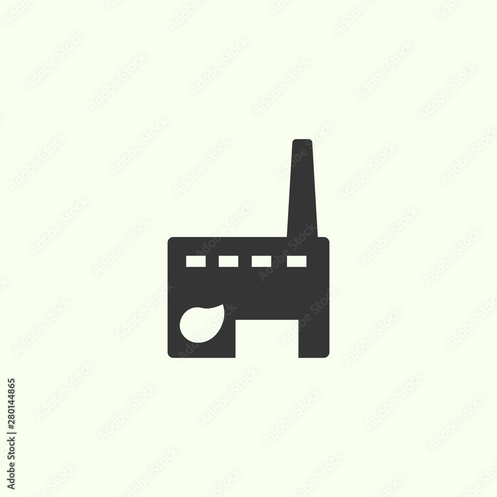 Environmental protection factory icon. New trendy ecology vector icon. Environmental protection factory icon. New trendy ecology vector icon.